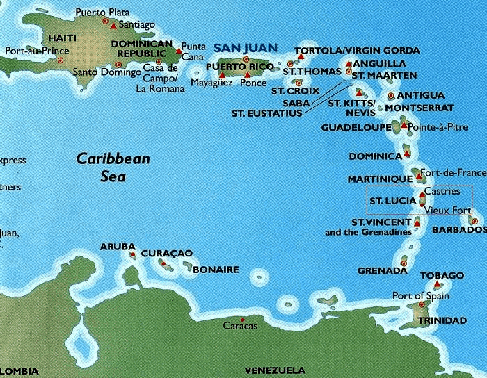 Antilles map